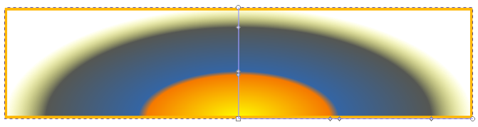 Flytta radiell gradient