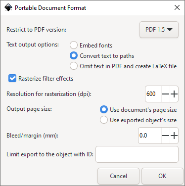 Alternativ för PDF-export