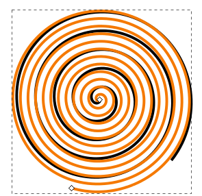 Spiralverktyg: stort antal varv